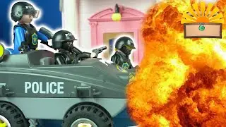 SWAT & SEK EINSATZ - BÖSE FALLE!  Playmobil deutsch Familie Bergmann Kinder Film