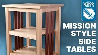 Woodworking: Mission Style Sidetables - Free plans!