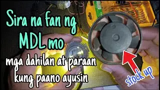 mini driving light fan issue | pano ayusin ang sirang fan ng mini driving lights