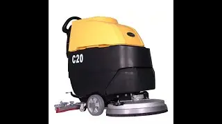 Battery Powered Floor Scrubber with a Complete Set of Parts, C20