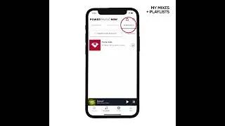 My ClickMixes + Playlists in the Power Music NOW App