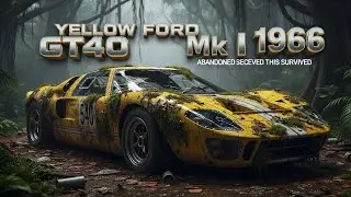 ASMR Ultra-Real Restoration |  Yellow Ford GT40 Mk I (1966) &ndash; From Abandoned Ruin to Iconic Supercar