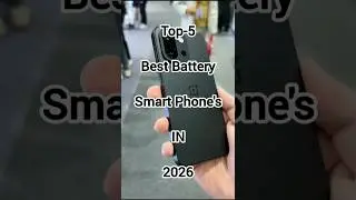 Top-5 Best Battery Smart Phone's In 2026 || Best Battery Phone's!