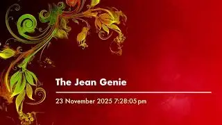 The Jean Genie