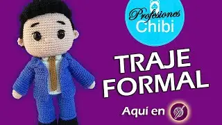 Cómo HACER un 👨‍🏫ABOGADO/PROFESOR Amigurumi CHIBI: Paso a Paso | 🧶Aquí en  @crochetapasitos