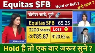Equitas Small finanace, Share Latest News/kitna girega, kya kren, Hold or Sell? Analysis, Equitas 