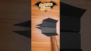Amazing! 😲 Batman Rider Paper Plane #shorts #paperairplane #batman