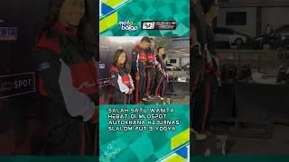 Salah satu wanita hebat di MLD Spot Autokhana Kejurnas Slalom put.3 Yogya