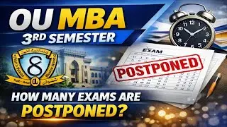 Программа MBA Открытого университета, 3-й семестр, январь 2026 г. | Сколько экзаменов отложено? О...