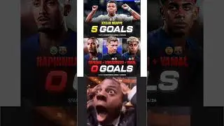 Mbappe vs Barcelona Attacking Trio - UCL stats 🥶🔥
