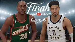 NBA HISTORIC FINALS: 2025 PACERS vs 1996 SONICS GAME 6 | NBA 2K25