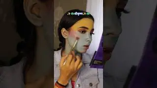 Shree Krishna Makeup Tutorial #shorts #makeuptutorial #krishna #yoitubeshorts