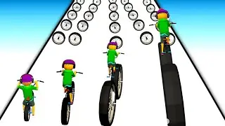 Big bike game: Max Level Collect wheel game (Satisfaction, android & ios) game 🎮 