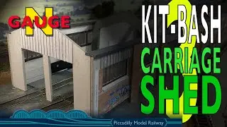 CARRIAGE SHED BUILD 3 - N gauge Model Railway