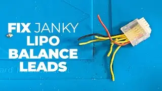 How to fix broken balance connectors on Lipo batteries. Broken Lipo balance connector
