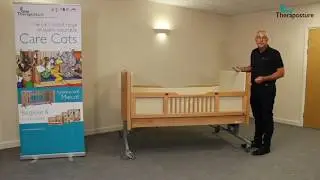 ES-Cot EMMA Adjustable Care Cot - height adjustment explained