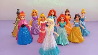Red VS Blue Food DessertMukbang 빨간색 파란색 디저트 먹방 #DUBYBUBA 도나#disneyprincessdolls