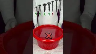 TRY TO GUESS HOW MANY TISSUE PAPER IT TOOK! #asmr #satisfying #experiment #water
