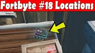 FORTBYTE #18 Found Somewhere Between MEGA MALL And DUSTY DIVOT [Fortnite Battle Royal]