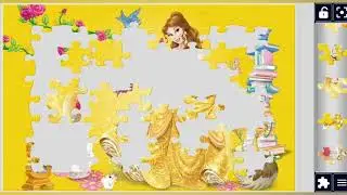 Belle&rsquo;s Enchanted Golden Day 💛📚👸// #art #disney #princess #illustration #fairytale @puzzlezone2080 