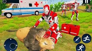Ambulance Driving Simulator - Doctor Robot Emergency Animal Rescue Fighter - Android Gameplay |#1