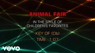 Children's Fun Songs - Animal Fair (Karaoke)