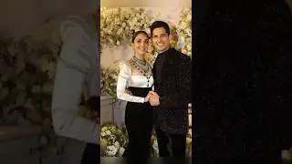 Elegant couple 🤍🖤🥰#sidkiarareception#sidkaira#romanticjodi😍#romanticstatus