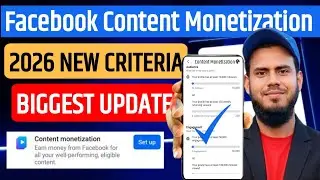 Facebook content monetization new criteria lunched | अब ऐसे मिलेगा Content Monetization tool 2026