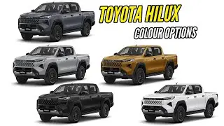 Цвета Toyota Hilux Travo 2026 года: подробности о моделях Overland, EV и Pre Runner! | AUTOBICS