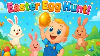 Easter Egg Hunt Song | Baby John&rsquo;s Bunny Adventure | Kids Song & Nursery Rhyme