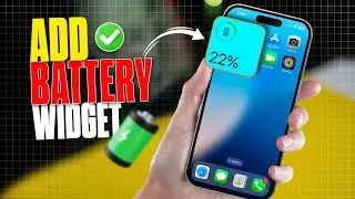 How to Add Battery Widget on iPhone Home Screen | Monitor Battery Easily