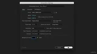 After Effects Basics Start a New Composition