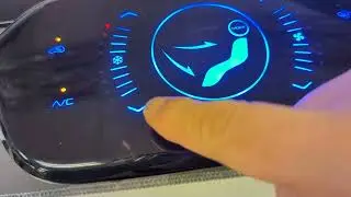 Automotive Air Conditioning Touch HMI Design