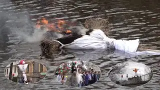 Vynášení smrtky, upálení Morany, vítání jara.