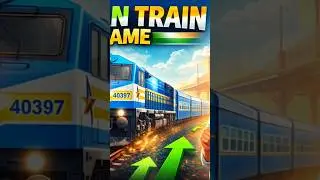 INDIAN TRAIN SIMULATOR MOBILE GAME 🎯.  #indiantrainsimulator #gaming #fun