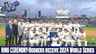 Los Angeles Dodgers 2024 World Series Ring Ceremony💍#ShoheiOhtani#RingCeremony#MLB #shorts #trending