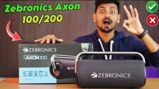 Zebronics Axon 100-200⚡90W⚡ Review & Sound Test 😳 Best Bluetooth Speaker in 2025 🔊🔥