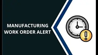 How to set MRP work order delay alert in odoo | #odooappstore  #odoo18 #mrp