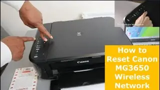 Как сбросить настройки беспроводной сети Canon MG3650