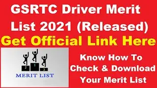 GSRTC Driver Merit List 2021 (Out) &ndash; Download Gujarat Driver Selection Sheet Merit List PDF Here