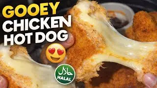 This Gooey Chicken Hot Dog is next level🤤| Ramadan Series | Snack Ideas
