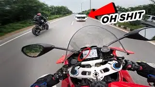 1*9 ke speed mai crash hojata Ducati ka 🤬 Mad Drivers on the Road!