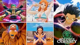 One Piece Odyssey - All Character Attack Skill's Transformation | Bond Art (4k 60fps)