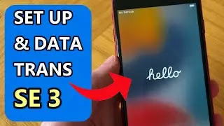 How To Set Up and Transfer Data iPhone SE 3 2022
