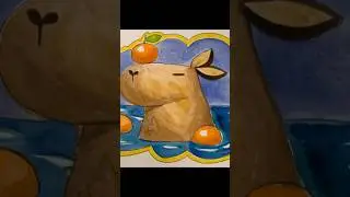 How to draw Capybara #capybara #capibara #drawing #painting #draw #watercolor #forkids