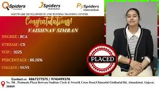 Placement Journey of BCA graduated as Software Engineer QSpiders | Ahmedabad