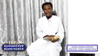 PROPHET AGYEMANG BENJAMIN BETTER TEACHES EVANG. AKWASI AWUAH THE BIBLE.