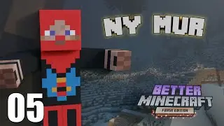 VI BYGGER EN STOR MUR I BETTER MINECRAFT | Episod 5 | Moddat Minecraft