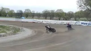 Trening  żużlowy w Lginiu 24.04.2016