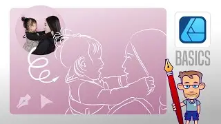 Affinity Designer Tutorial - Manually Tracing with the Pen Tool